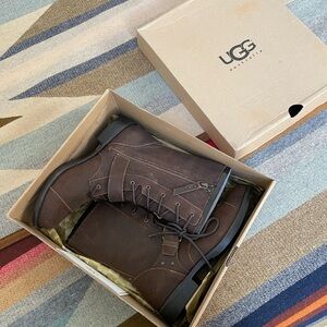 UGG Brown Leather Boots